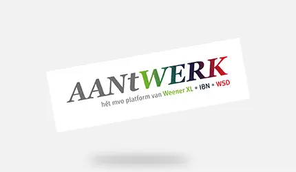 Logo van Aantwerk erkenning