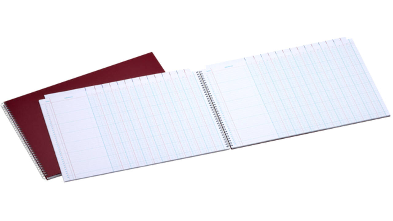 Tabellarisch register Atlanta 294x452mm 2x14kolommen 108blz spiraal