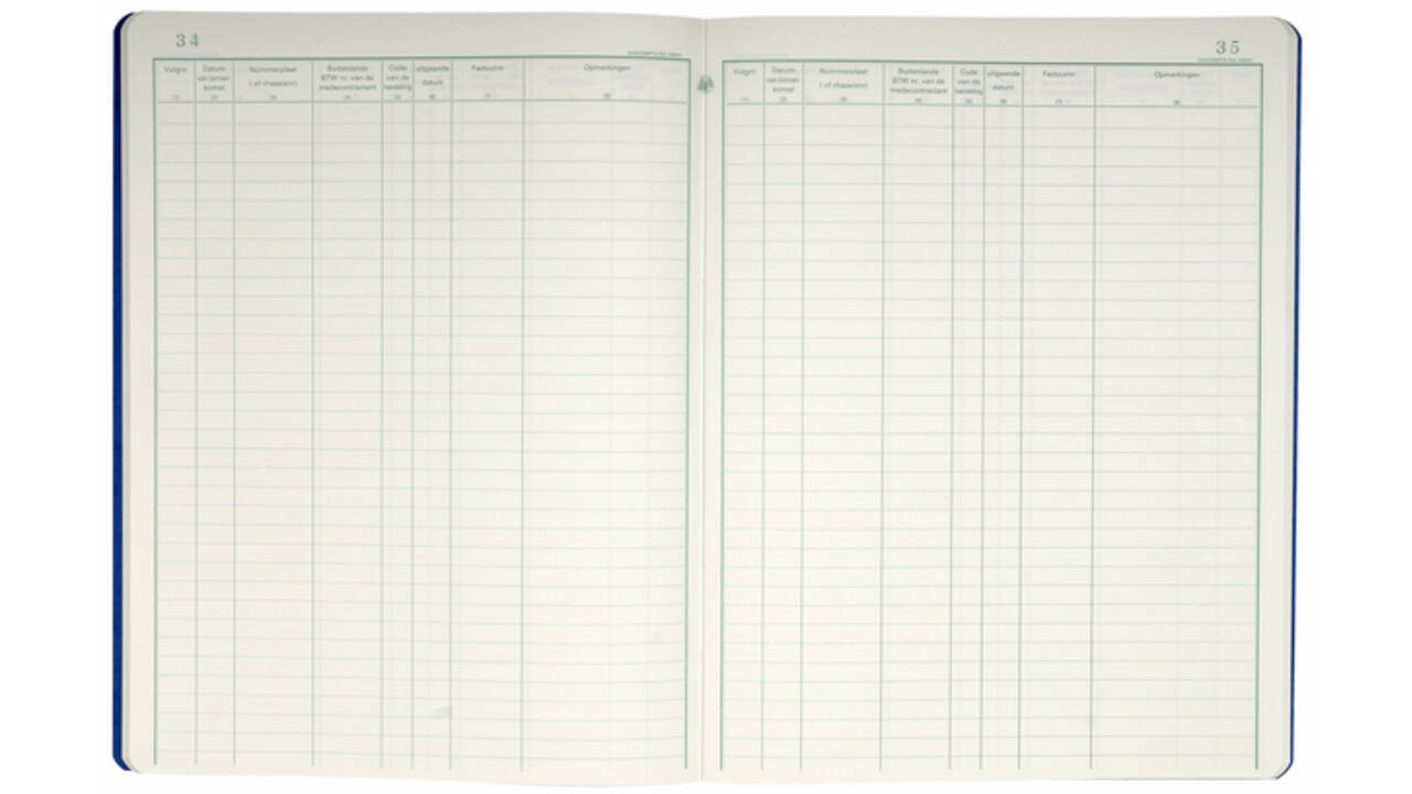 Register Piqure garagisten 320x250mm 80vel assorti