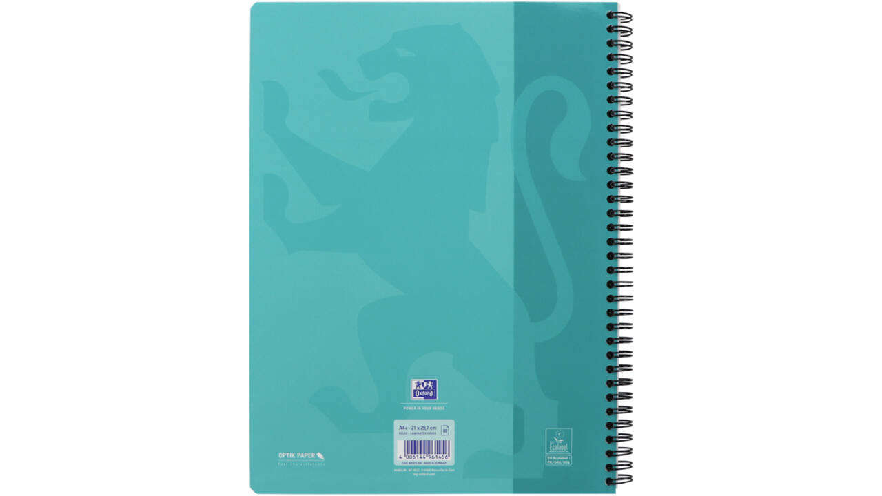 Collegeblok Oxford School A4+ lijn 23-gaats 160 pagina's 80gr voordeelpak assorti