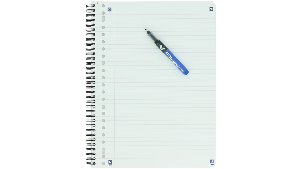 Collegeblok Oxford School A4+ lijn 23-gaats 160 pagina's 80gr voordeelpak assorti