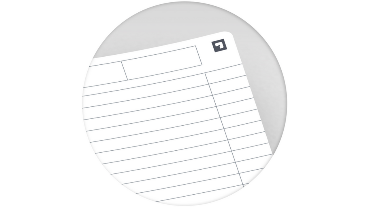 Collegeblok Oxford Office Essentials A4+ lijn 4-gaats 180 pagina's 80gr assorti