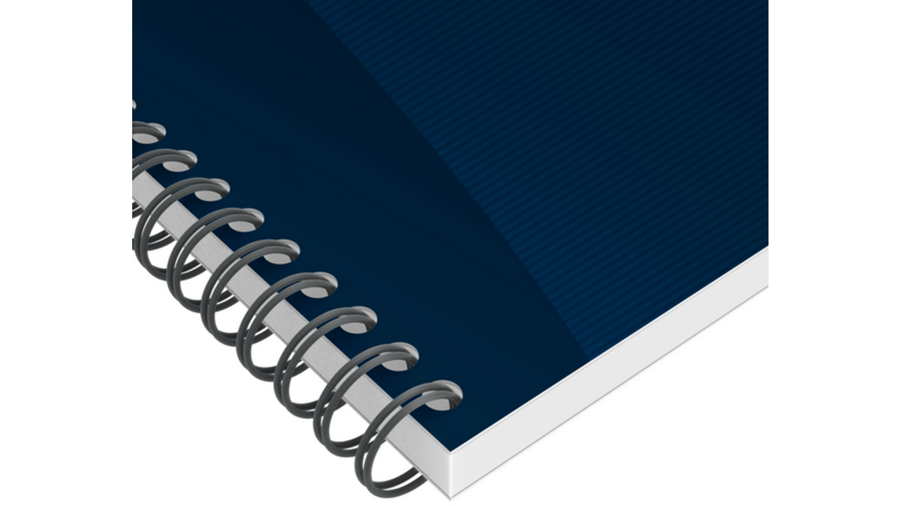 Collegeblok Oxford Office Essentials A4+ lijn 4-gaats 180 pagina's 80gr assorti