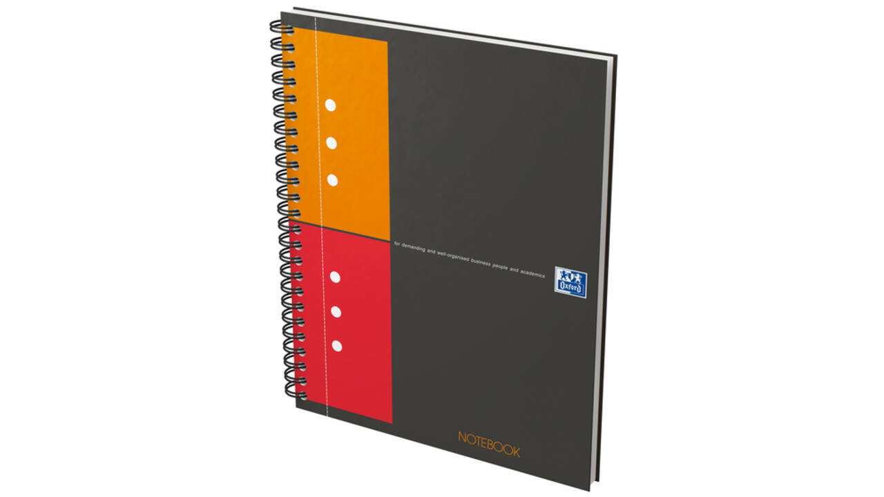 Spiraalblok Oxford International Notebook A5+ ruit 5mm