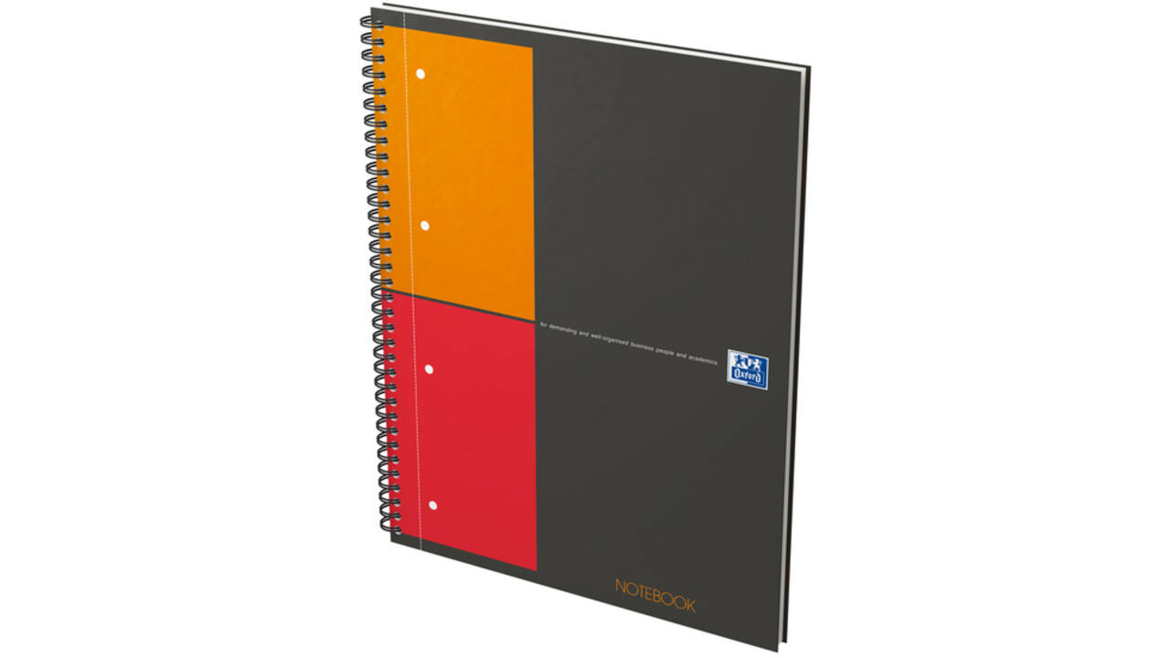 Spiraalblok Oxford International Notebook A4+ ruit 5mm