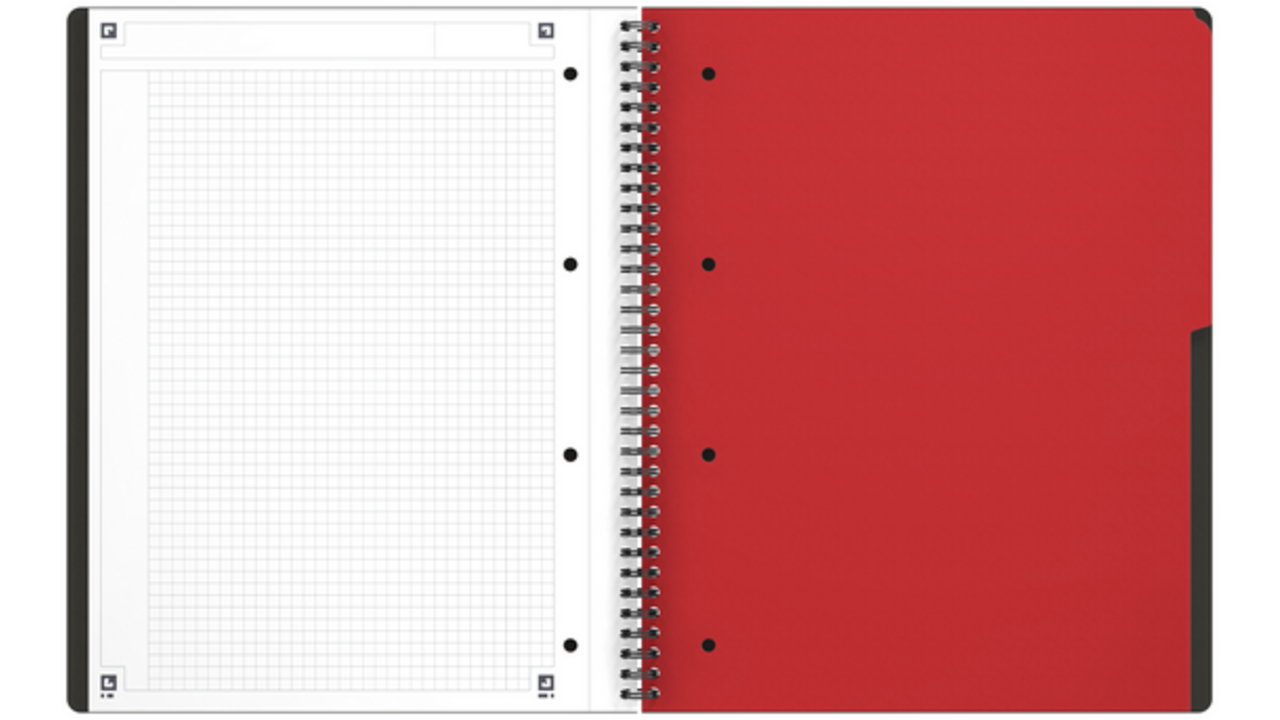 Spiraalblok Oxford International Activebook A4+ ruit 5mm
