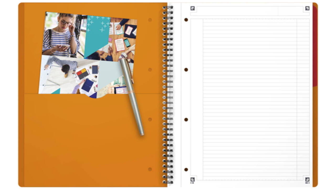 Spiraalblok Oxford International Activebook A4+ lijn