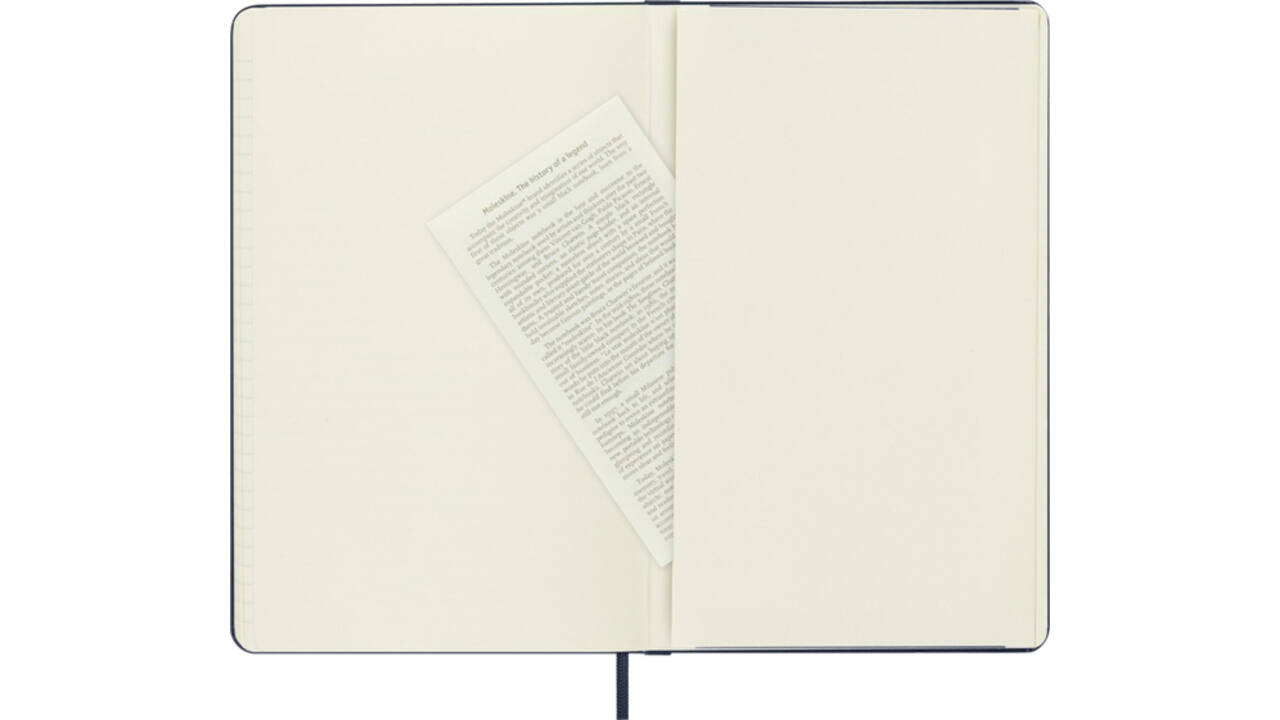 Notitieboek Moleskine large 130X210mm lijn hard cover sapphire blue
