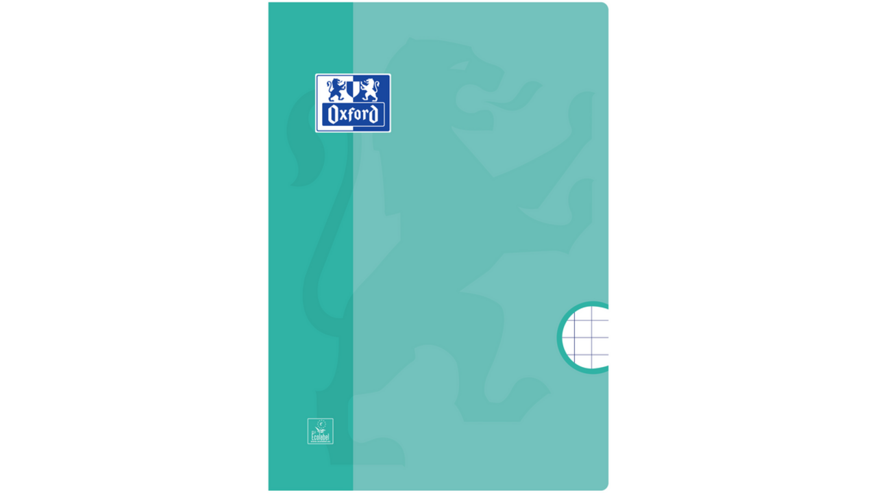 Schrift Oxford School A4 ruit 10x10mm 72 pagina's 80gr assorti