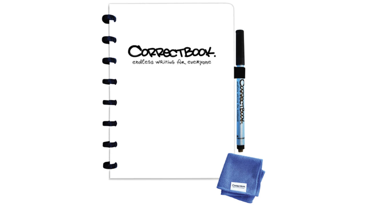 Notitieboek Correctbook A5 blanco 40blz inspirational white