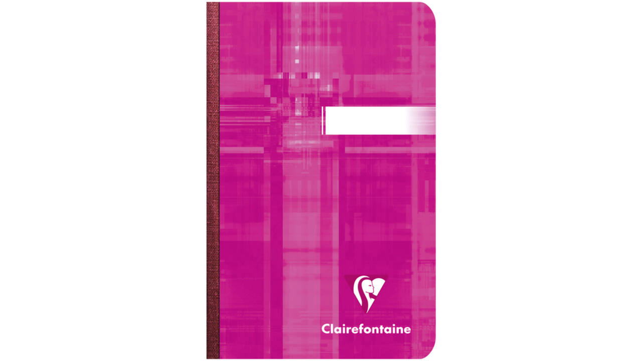 Notitieboek Clairefontaine 90x140mm lijn assorti