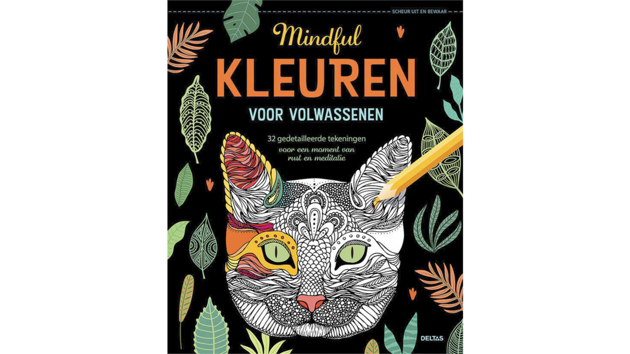 Kleurboek Deltas Mindful kleuren voor volwassenen