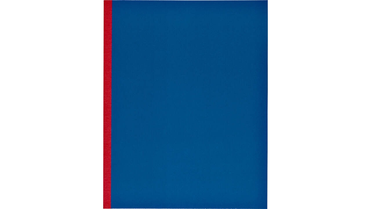 Kasboek 165x210mm 160blz 1 kolom rode rug assorti