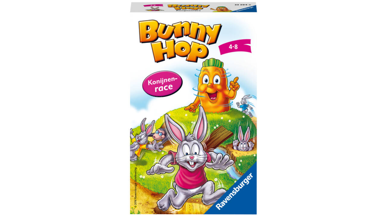 Spel Ravensburger Bunny Hop konijnenrace