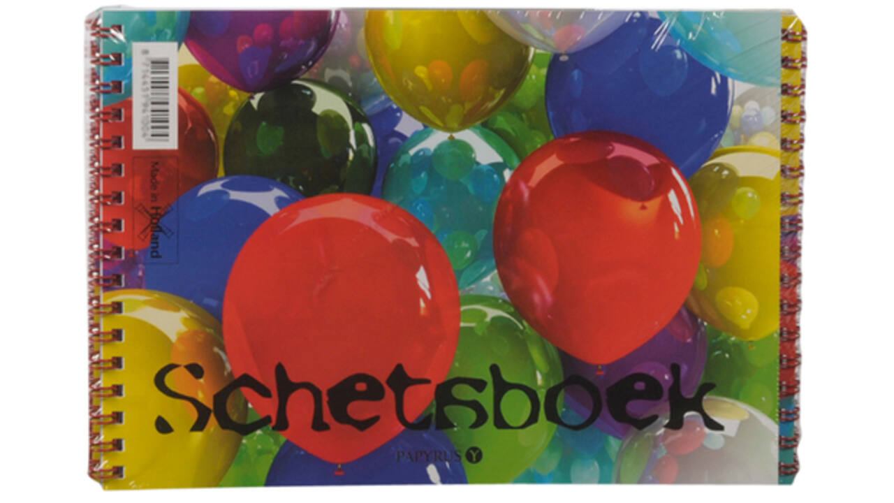 Schetsboek Papyrus ballon A4 120gr 20vel