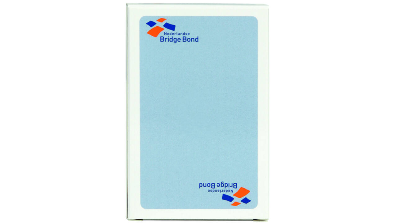 Speelkaarten bridgebond blauw