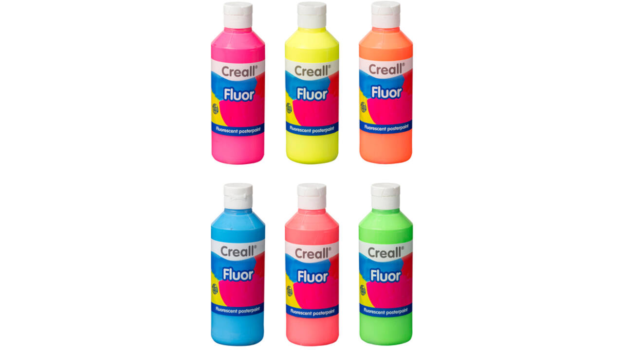 Plakkaatverf Creall fluor groen 250ml