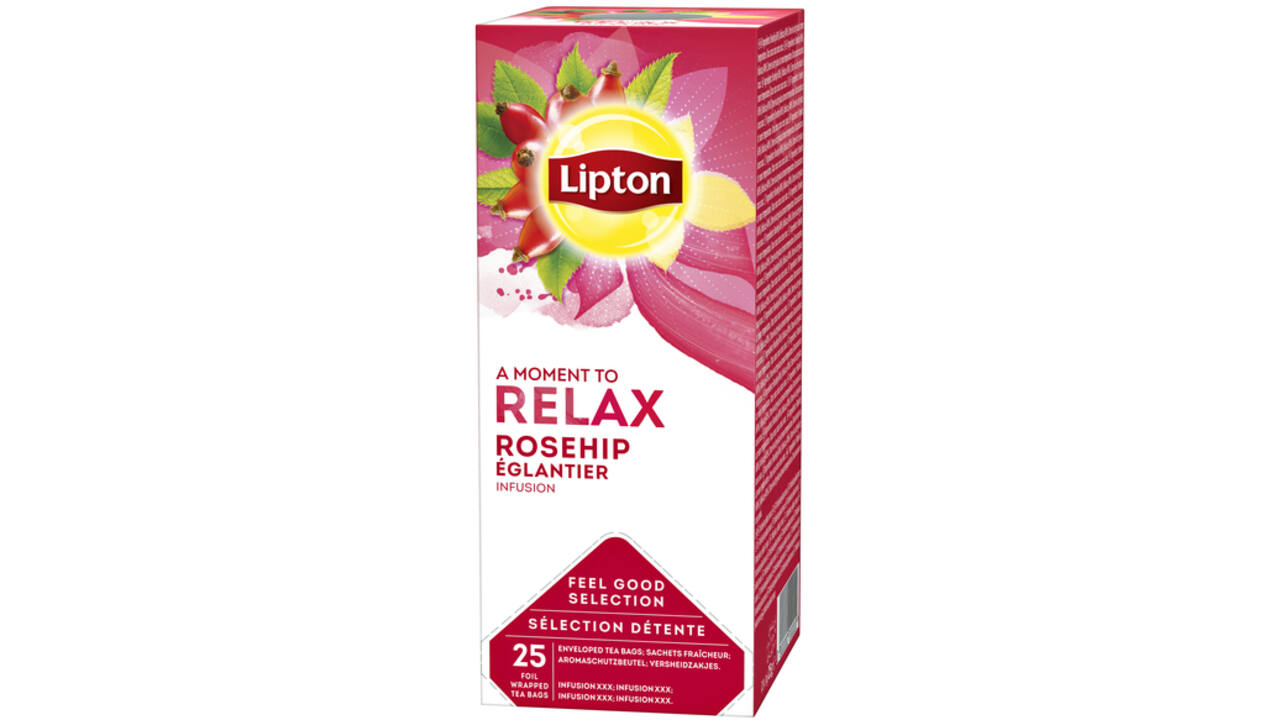 Thee Lipton Relax Rozenbottel 25stuks