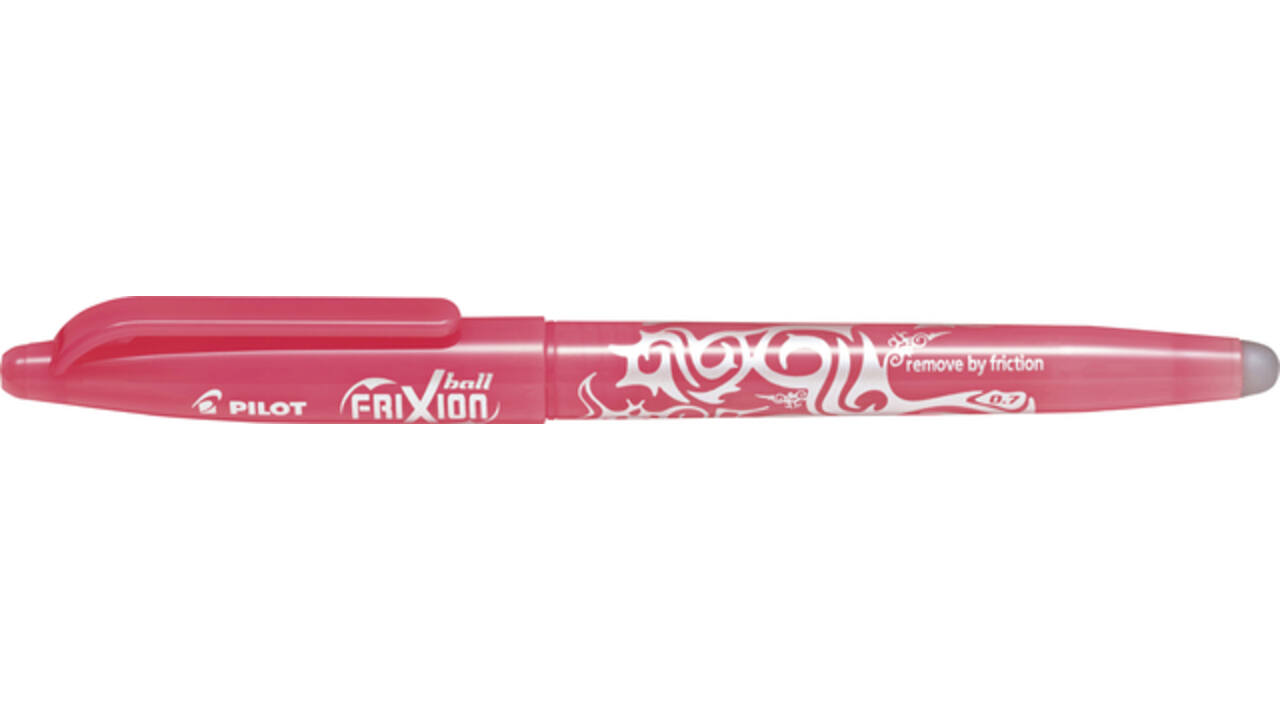 Rollerpen PILOT friXion medium koraal roze