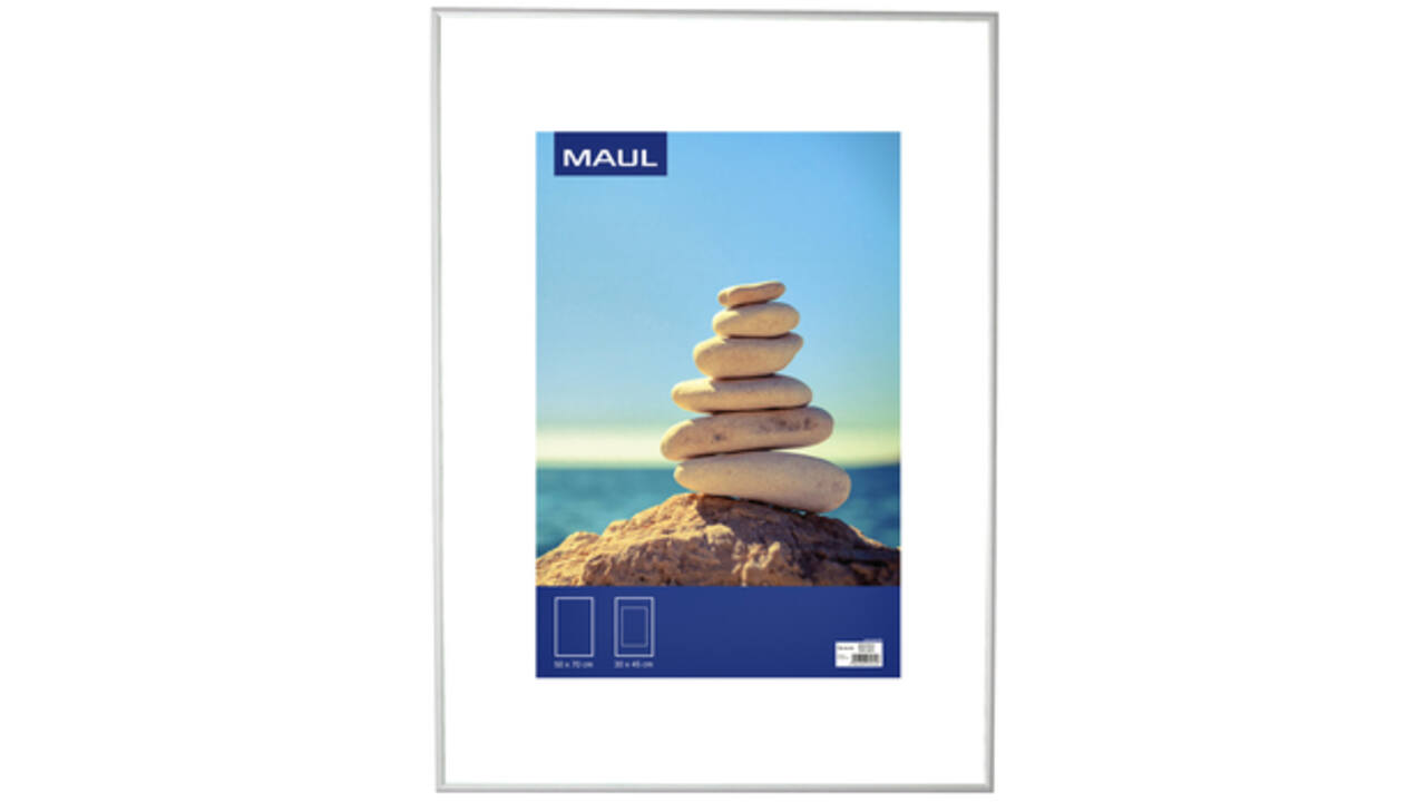 Fotolijst MAUL design 50x70cm aluminium frame zilver