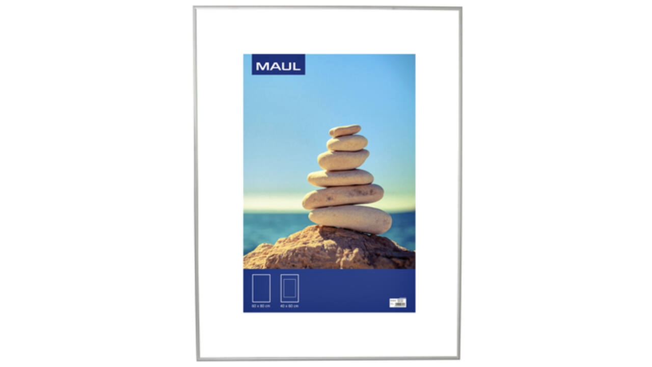 Fotolijst MAUL design 60x80cm aluminium frame zilver