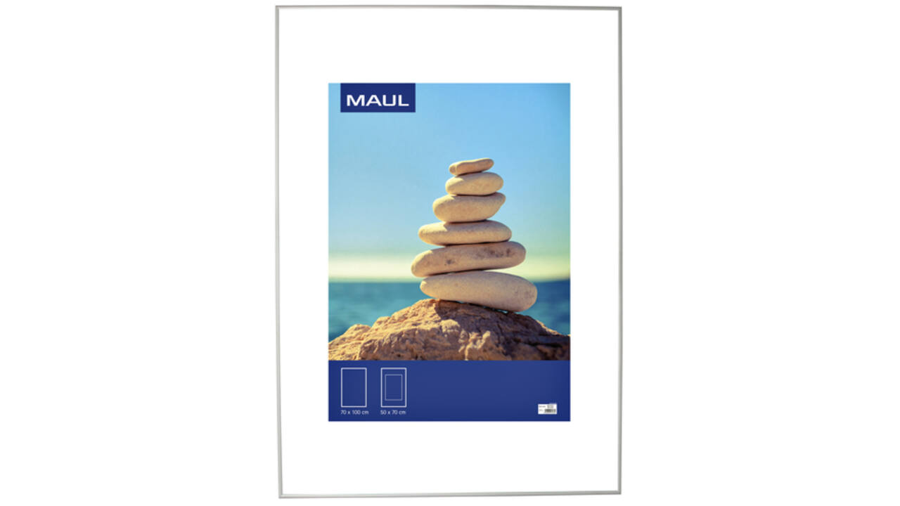 Fotolijst MAUL design 70x100cm aluminium frame zilver