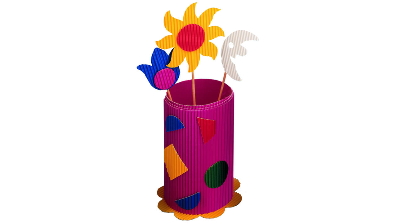 Golfkarton Folia E-golf 25x35cm 10 vel assorti