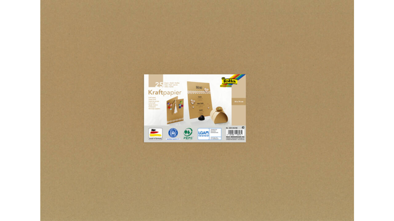 Kraftpapier Folia 50x70cm 120gr 25 vel
