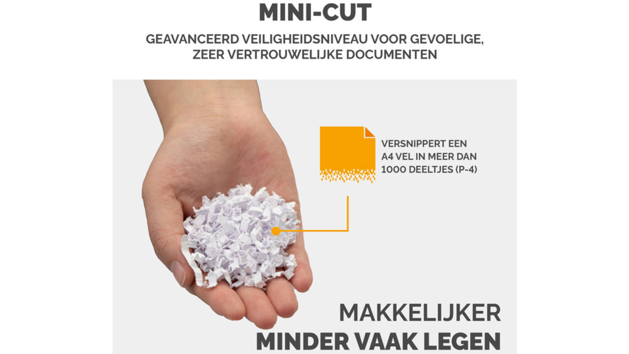Papiervernietiger Fellowes Powershred 6M snippers 4x12mm