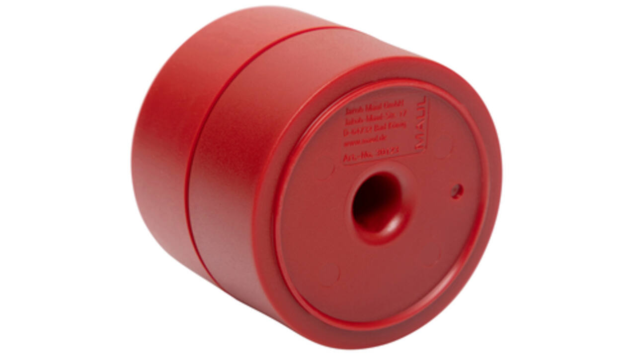 Papercliphouder MAUL Pro Ø73mmx60mm rood