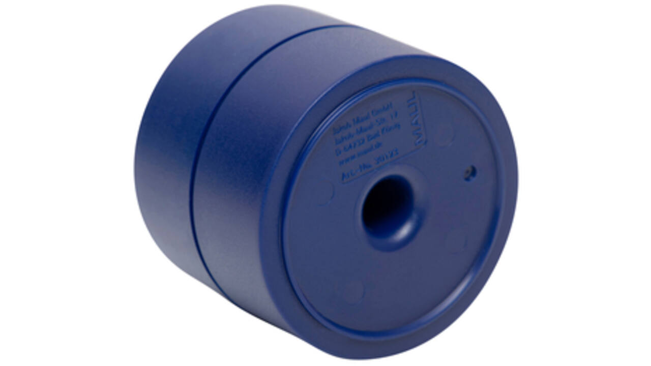Papercliphouder MAUL Pro Ø73mmx60mm blauw