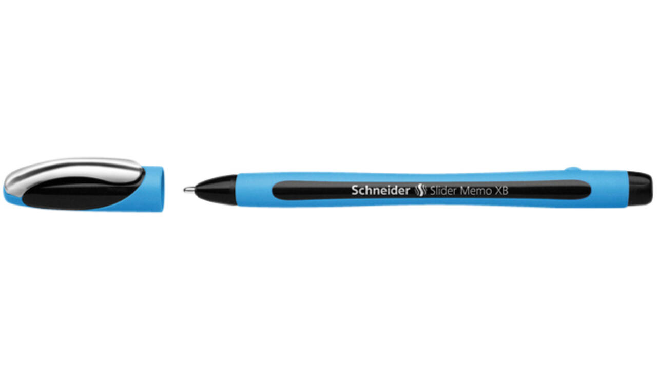 Balpen Schneider Slider Memo extra breed zwart