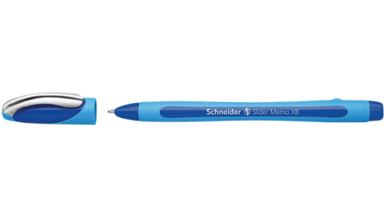 Balpen Schneider Slider Memo extra breed blauw