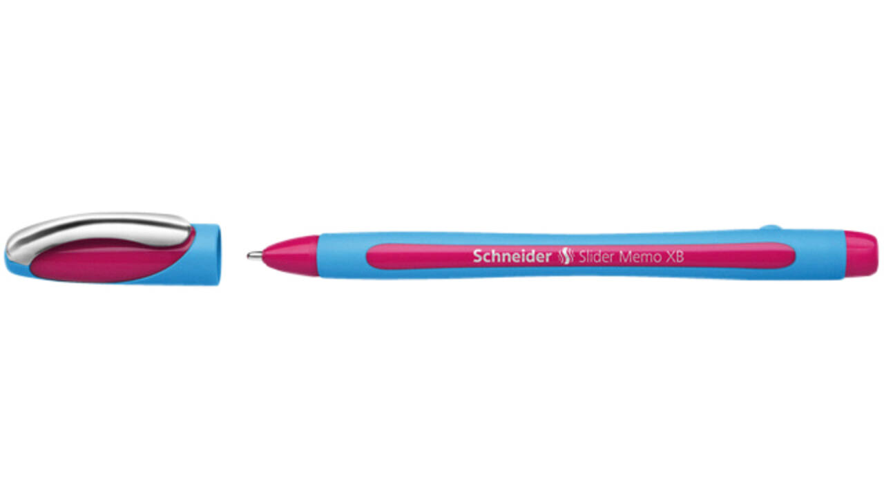 Balpen Schneider Slider Memo extra breed roze