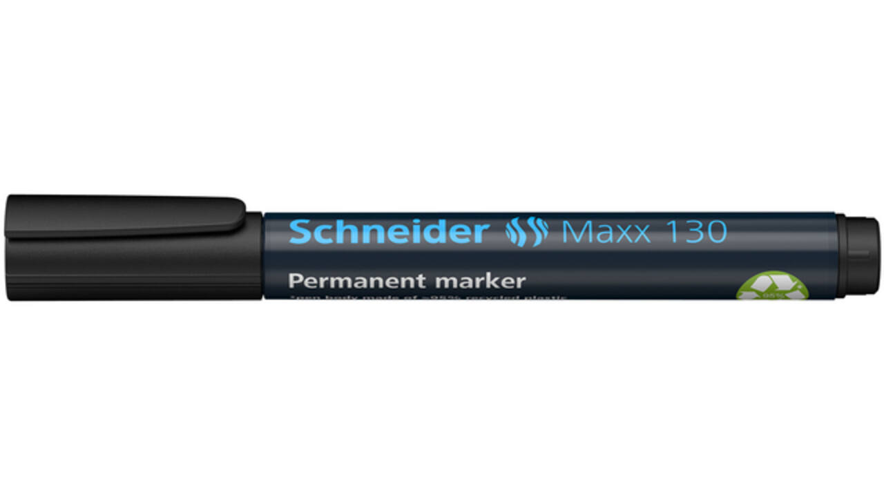 Viltstift Schneider Maxx 130 rond 1-3mm zwart