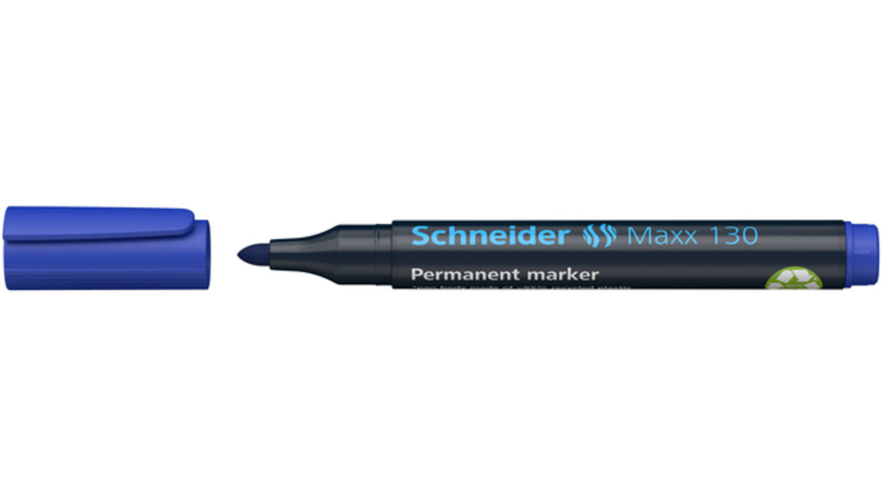 Viltstift Schneider Maxx 130 rond 1-3mm blauw