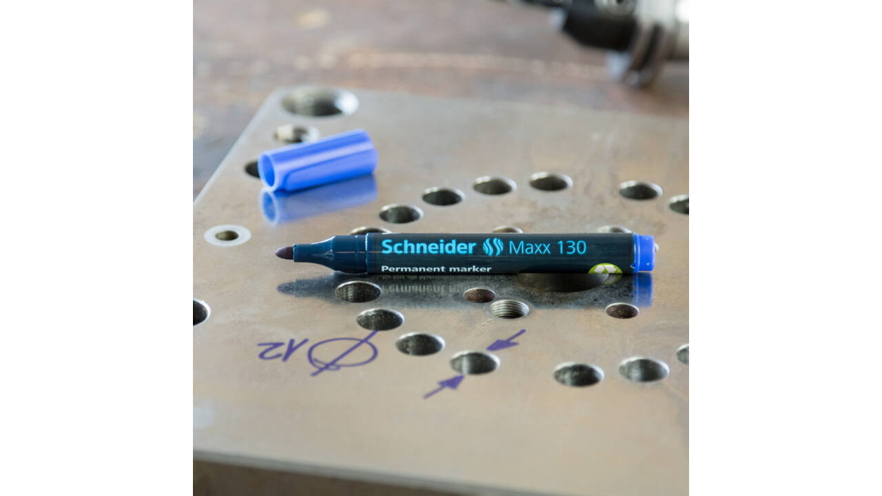Viltstift Schneider Maxx 130 rond 1-3mm blauw
