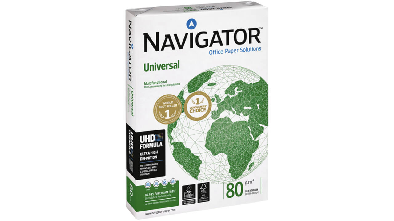 Kopieerpapier Navigator Universal A4 80gr wit 500vel