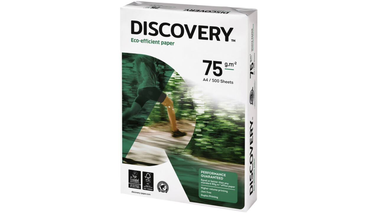 Kopieerpapier Discovery A4 75gr wit 500vel