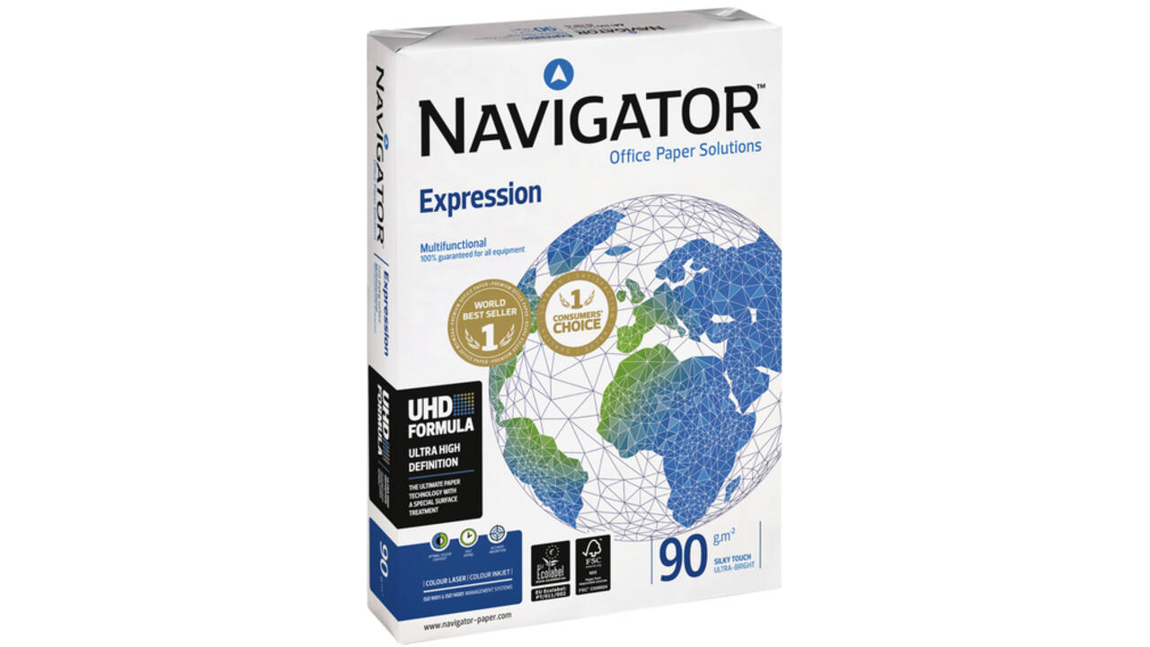Kopieerpapier Navigator Expression A4 90gr wit 500vel