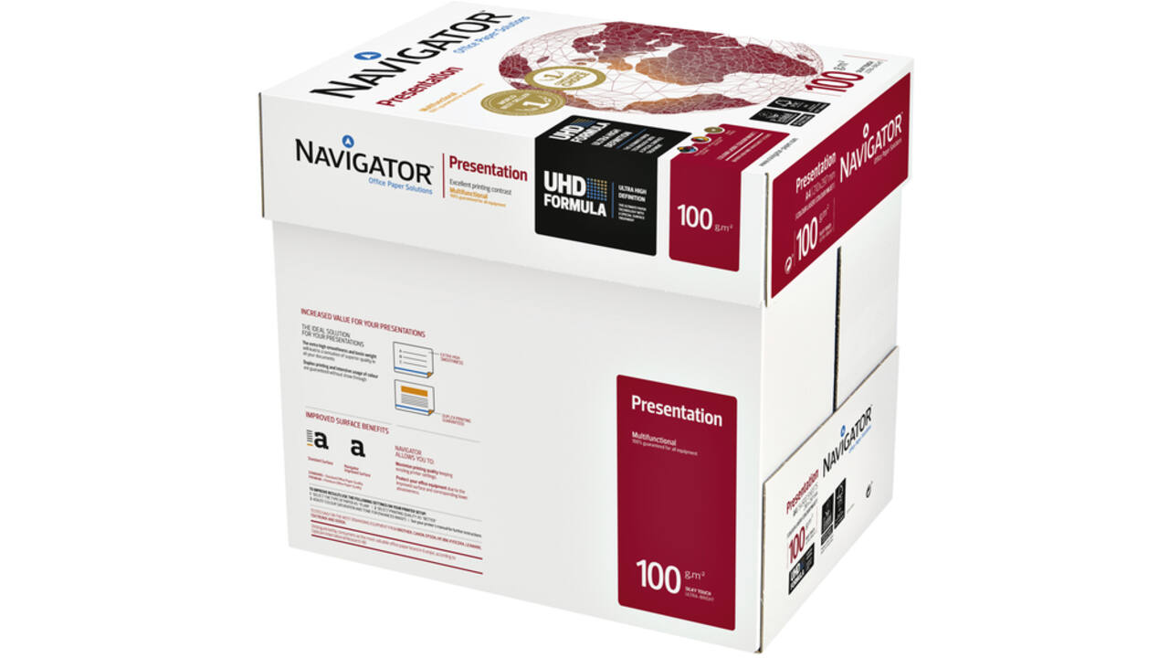 Kopieerpapier Navigator Presentation A4 100gr wit 500vel