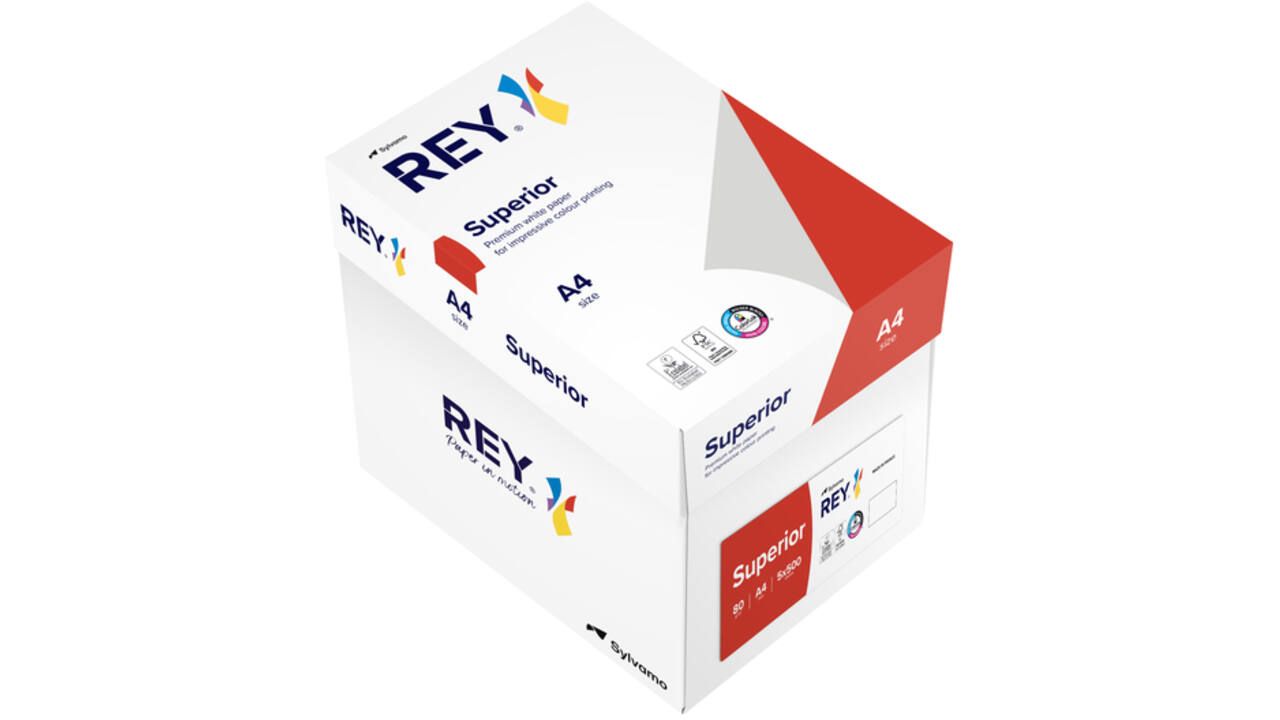 Kopieerpapier Rey Superior A4 80gr wit 500vel