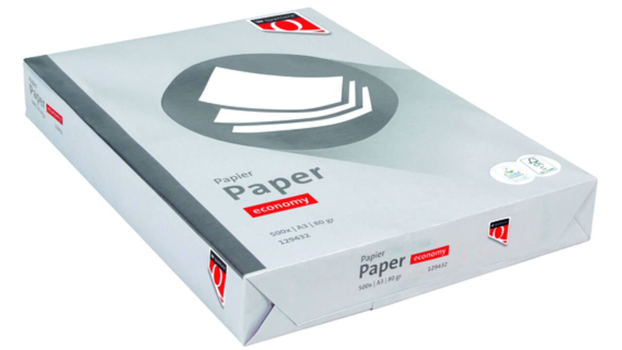 Kopieerpapier Quantore Economy A3 80gr wit 500vel