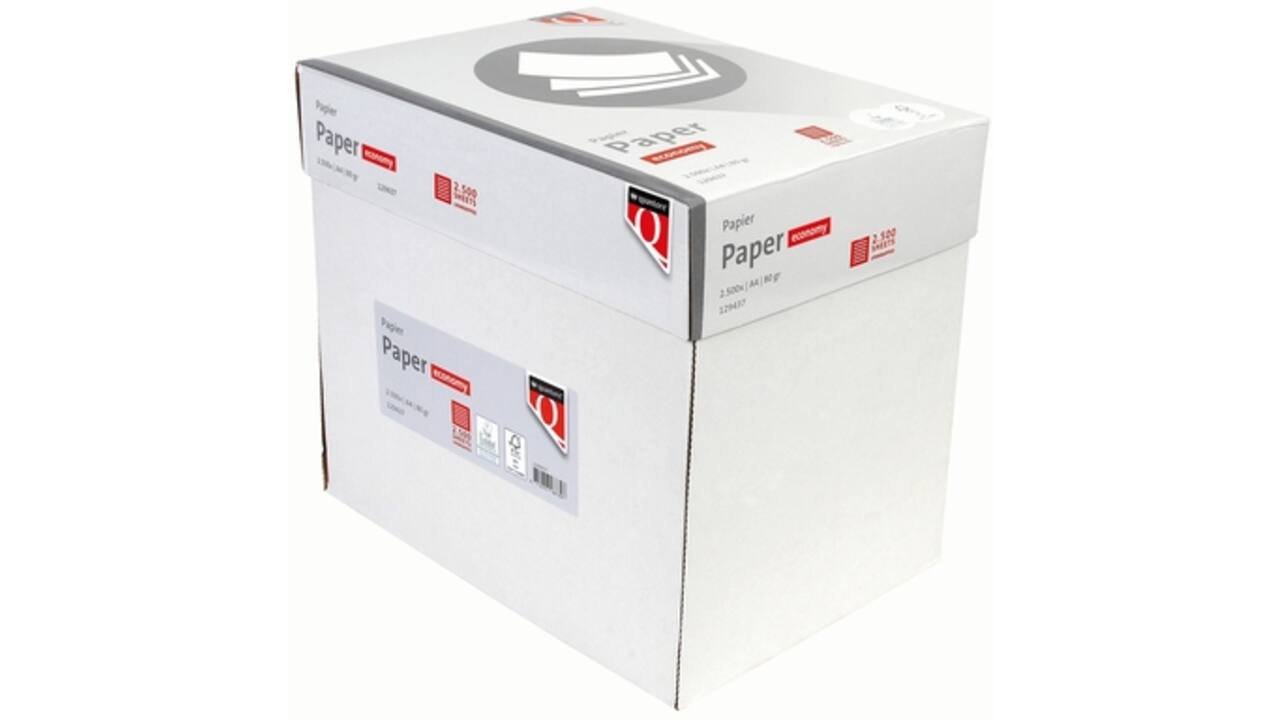Kopieerpapier Quantore Economy Nonstop A4 80gr wit 2500vel