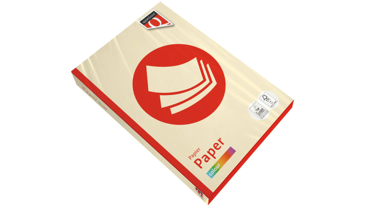 Kopieerpapier Quantore Colour A4 160gr ivoor 250 vel