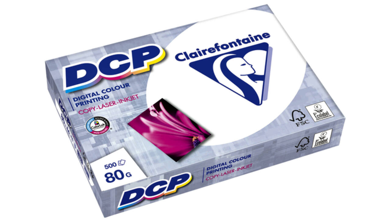 Laserpapier Clairefontaine DCP A4 80gr wit 500vel