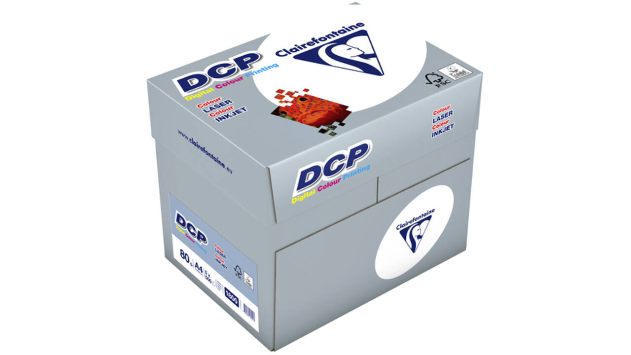 Laserpapier Clairefontaine DCP A4 80gr wit 500vel