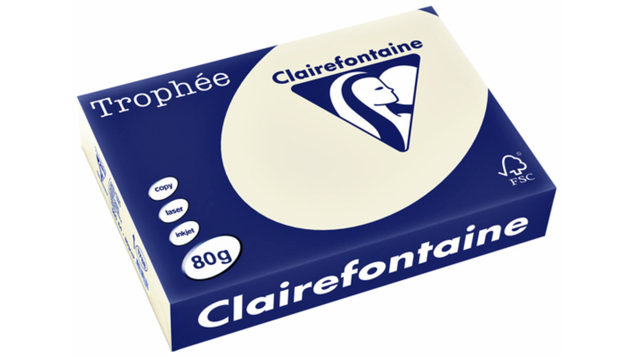 Kopieerpapier Trophee A4 80gr parelgrijs 500vel
