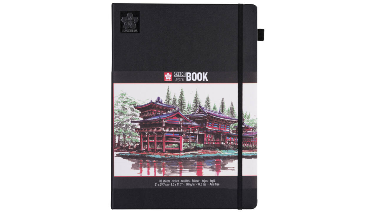 Schets-notitieboek Sakura A4 140gr 80vel wit