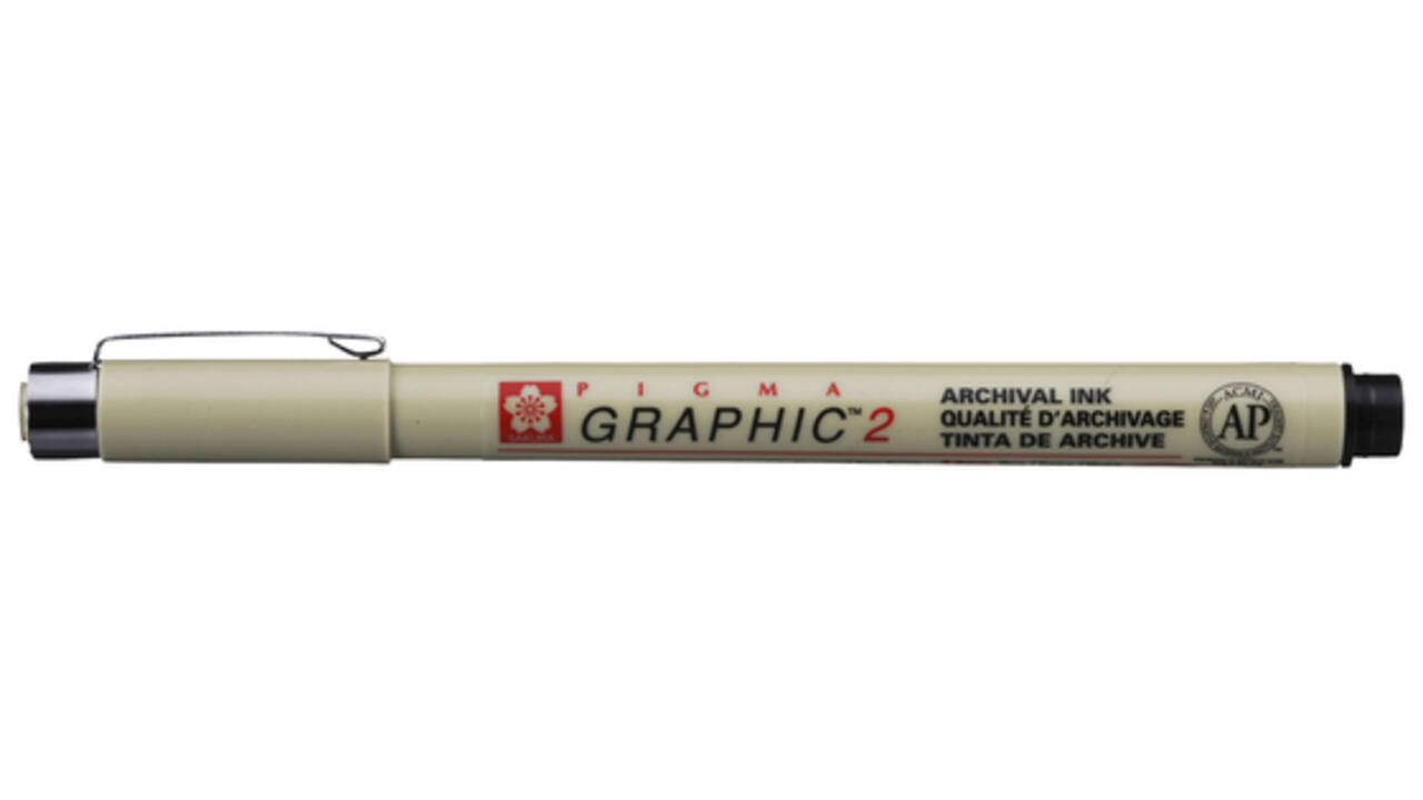 Fineliner Sakura Pigma Graphic 2.0mm zwart